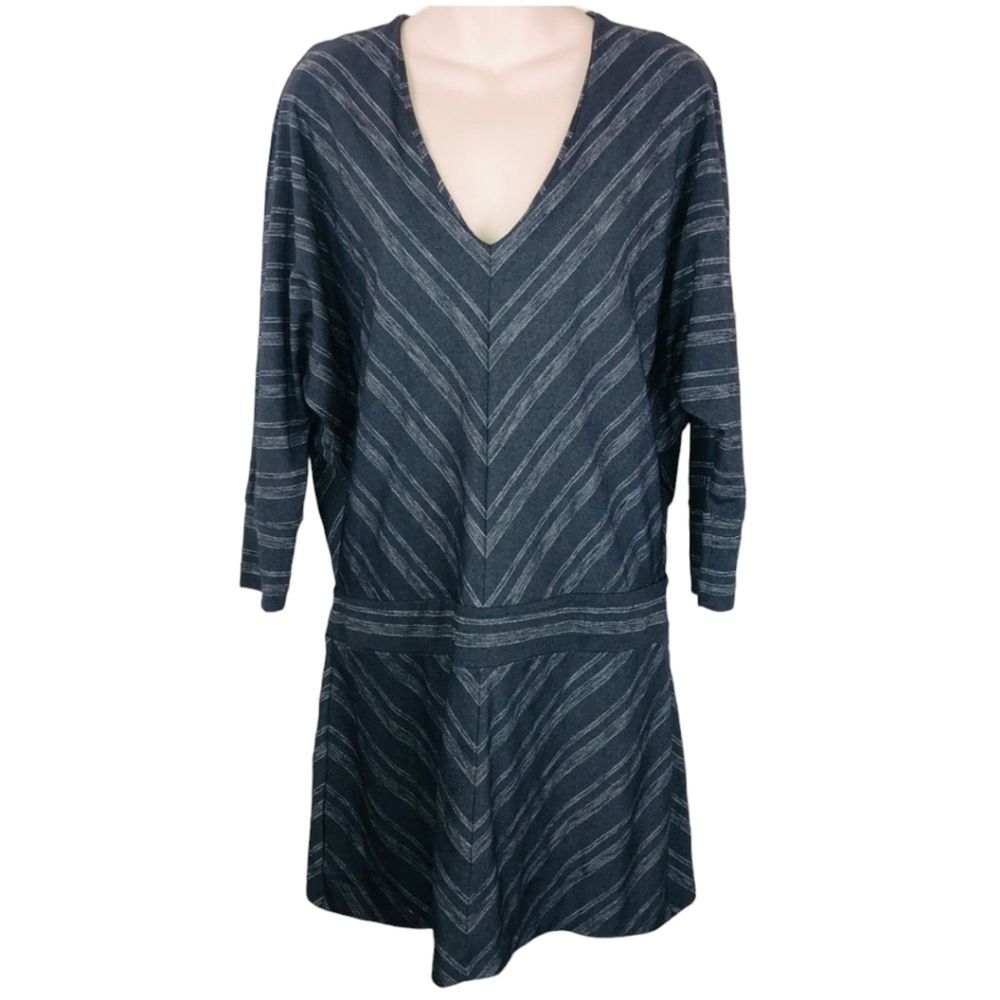 Athleta Sparkle Lust gray tunic dress medium